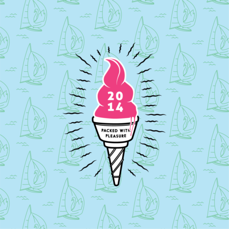 Fringe World 2014 Ice Cream Packed With Pleasure Icon Pattern Fringe World 2014 Ice Cream Packed With Pleasure Icon Pattern