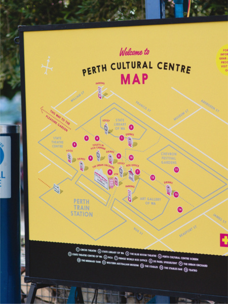 Photographer – DANIEL JAMES GRANT Fringe World 2014 Perth Cultural Centre Map Fringe World 2014 Perth Cultural Centre Map