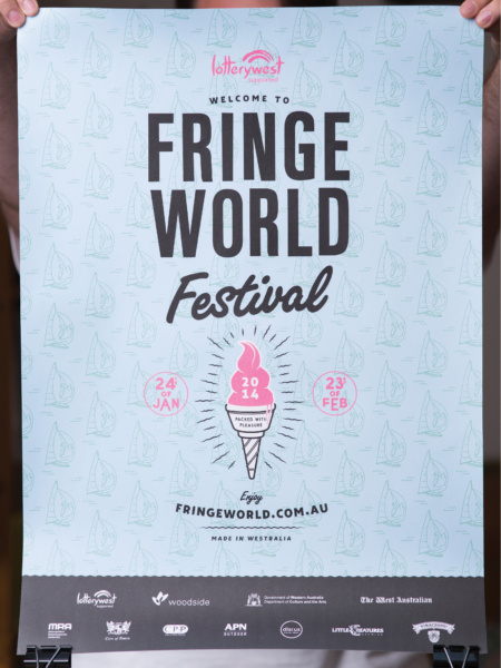 Photographer – DANIEL JAMES GRANT Fringe World 2014 Poster Ice Cream Fringe World 2014 Poster Ice Cream