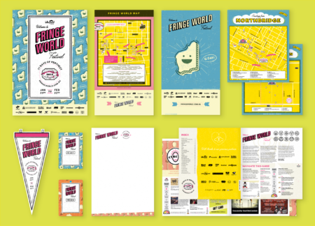 Fringe World 2015 Flatlay Marketing Materials Fringe World 2015 Flatlay Marketing Materials