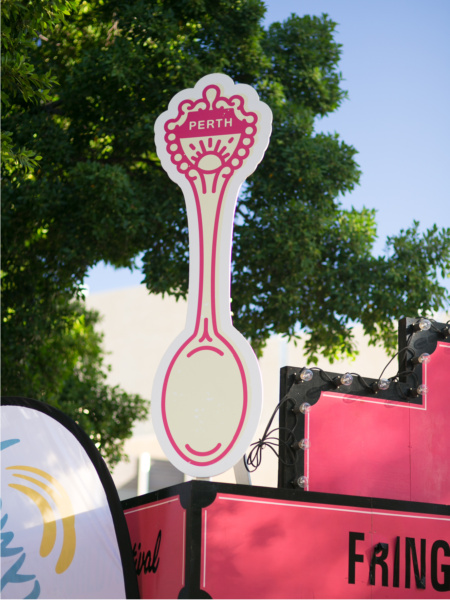 Photographer – DANIEL JAMES GRANT Fringe World 2015 Box Office Marketing Materials Souvenir Spoon Fringe World 2015 Box Office Marketing Materials Souvenir Spoon