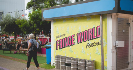 Photographer – DANIEL JAMES GRANT Fringe World 2016 Logotype Signage Fringe World 2016 Logotype Signage