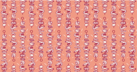 Fringe World 2016 BBQ Skewer Pattern Fringe World 2016 BBQ Skewer Pattern