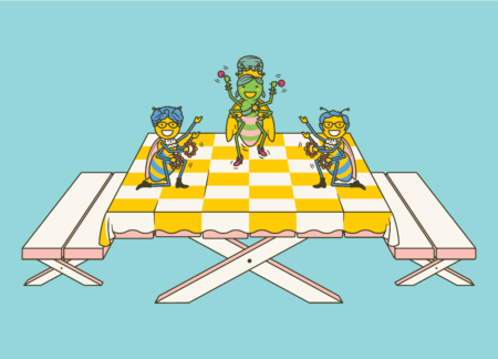 Fringe World 2019 Picnic Table Bee Fringe World 2019 Picnic Table Bee