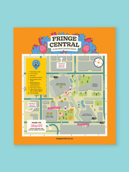 Fringe World Central Map 2019 Fringe World Central Map 2019
