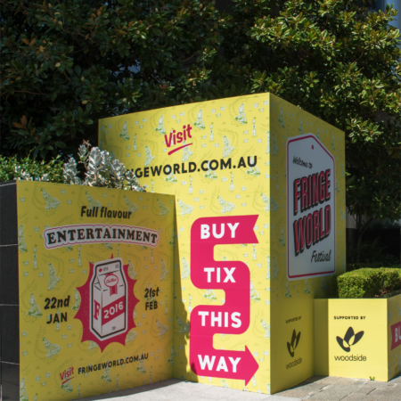 Fringe World 2016 St George's Terrace Signage Fringe World 2016 St George's Terrace Signage