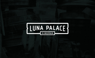 Luna Palance Cinemas logo branding by Studio Papa Luna Palace Cinemas
