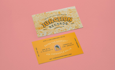 Junction Records Fremantle – Business Cards Junction Records