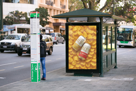 Alby beer rebrand 2024 - Bus Stop Poster