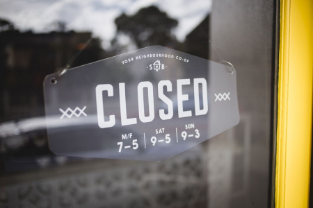 Studio Bomba Door Sign Closed Studio Bomba Door Sign Closed