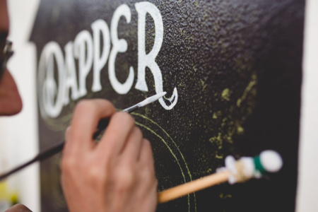 Dapper Jack sign writing Dapper Jack sign writing