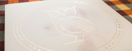 Catherine Traicos vinyl gold foil detail Catherine Traicos vinyl gold foil detail