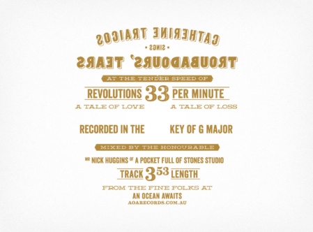 Troubadours' Tears Music Poster Troubadours' Tears Music Poster